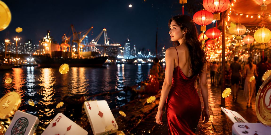 Người chơi Hải Phòng thưởng thức game bài tại chợ đêm với không khí sôi động đặc trưng miền Bắc Việt Nam