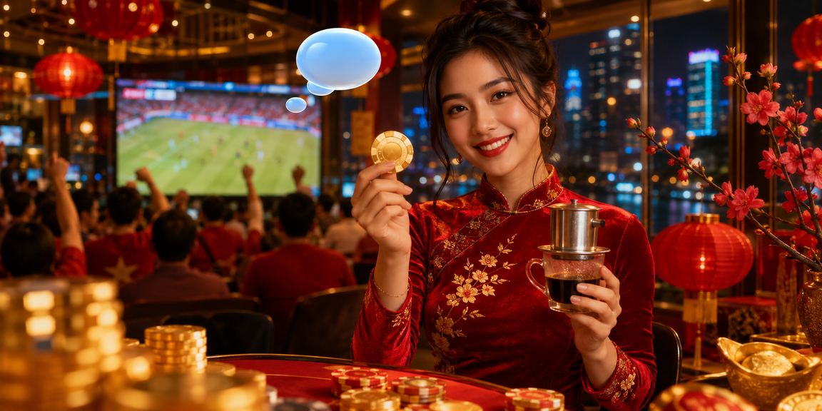 Người chơi tại Hà Nội xem xét ưu đãi VIP High Roller trên điện thoại bên tách cà phê buổi tối
