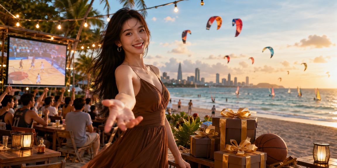 Người chơi sử dụng ứng dụng cá cược trên điện thoại tại vùng Mũi Né